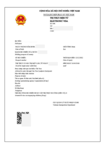 Comprehensive Guide to E-Visa Vietnam